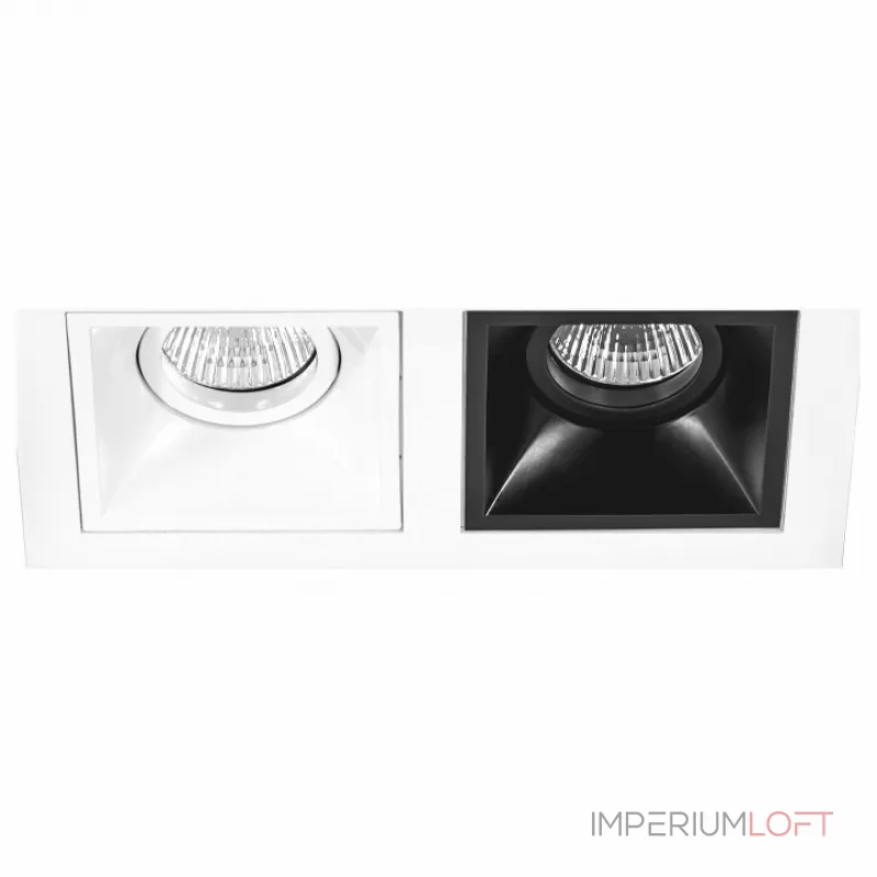 Встраиваемый светильник Lightstar Domino D5260607 цвет арматуры черно-белый от ImperiumLoft Встраиваемый светильник Lightstar Domino D5260607 цвет арматуры черно-белый от ImperiumLoft