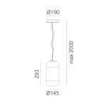 Подвесной светильник Artemide Gople 1406040A