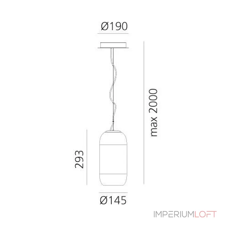 Подвесной светильник Artemide Gople 1406040A