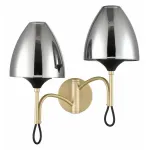 Бра Vele Luce Oro VL5654W22 Цвет арматуры Желтый Цвет плафонов Серый от ImperiumLoft