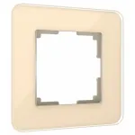 Рамка на 1 пост Werkel Elite (айвори, стекло) W0012443 от ImperiumLoft