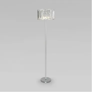 Напольный светильник c хрусталем 01149/3 хром Напольный светильник c хрусталем 01149/3 хром