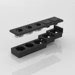 Короб накладной для розетки Werkel черный W8000008 от ImperiumLoft