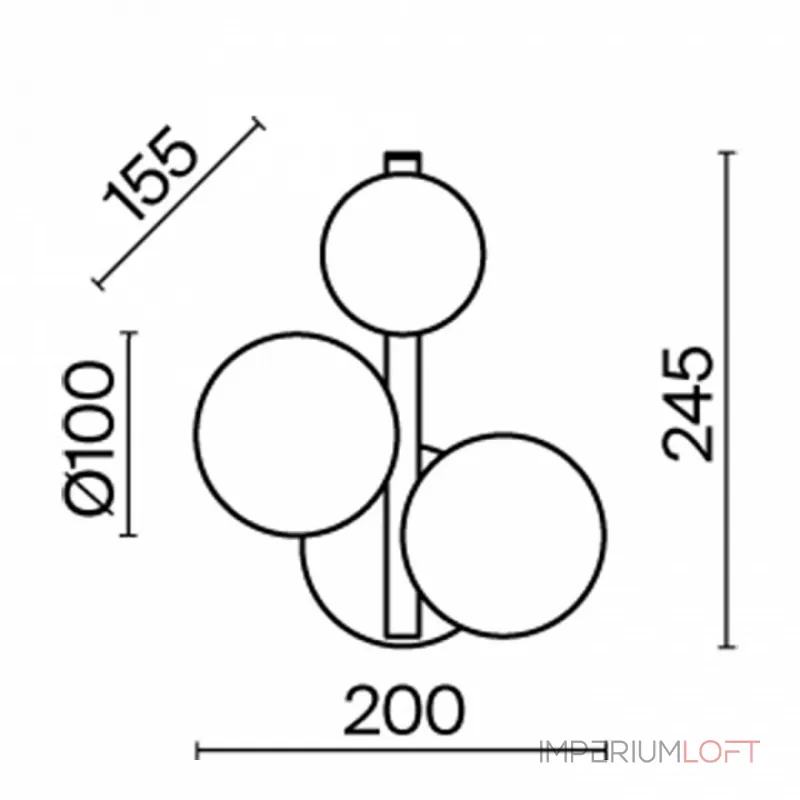 Бра Maytoni Dallas MOD545WL-03G от ImperiumLoft Бра Maytoni Dallas MOD545WL-03G от ImperiumLoft