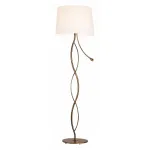 Торшер с подсветкой Lussole Ajo GRLSP-0552 Цвет арматуры бронза Цвет плафонов белый от ImperiumLoft