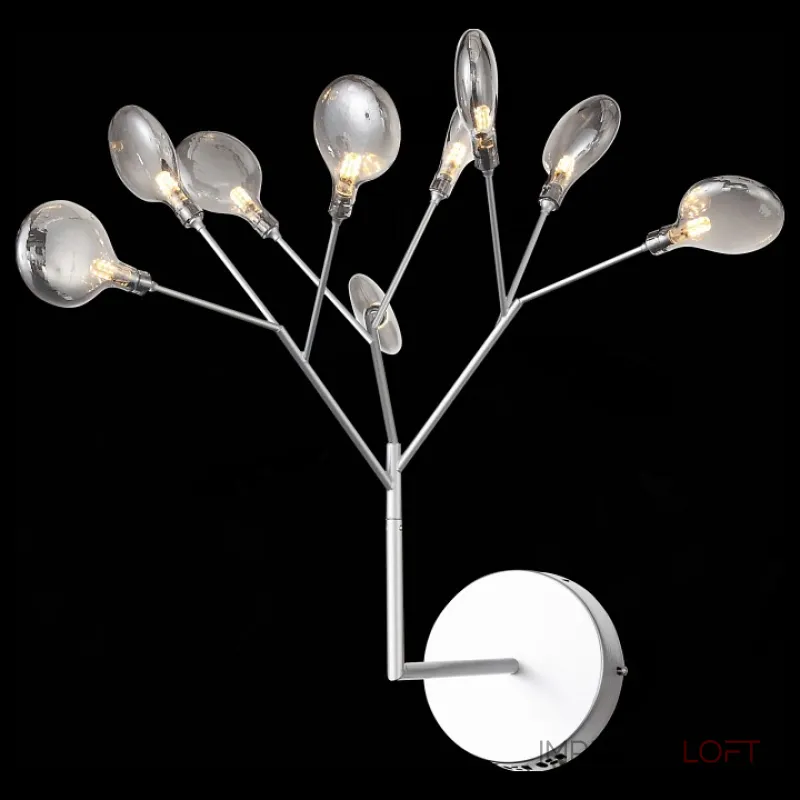 Бра ST-Luce Riccardo SL411.111.09 Цвет арматуры серебро Цвет плафонов серый от ImperiumLoft Бра ST-Luce Riccardo SL411.111.09 Цвет арматуры серебро Цвет плафонов серый от ImperiumLoft