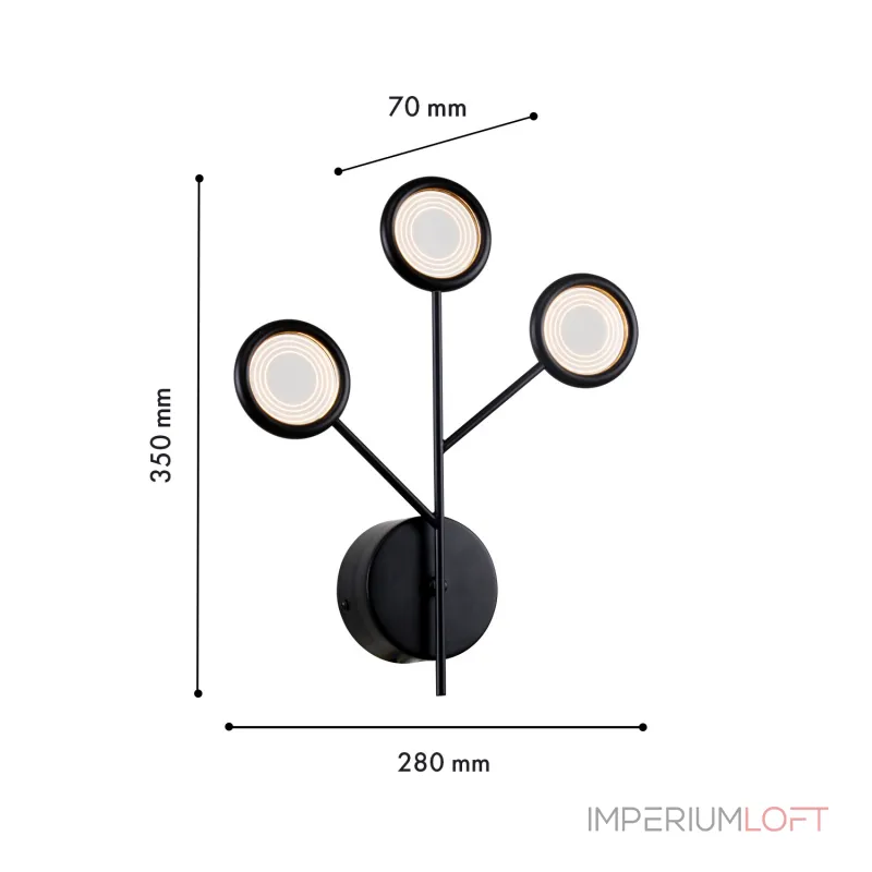 Настенный светильник F-promo Mugs 4252-3W от ImperiumLoft