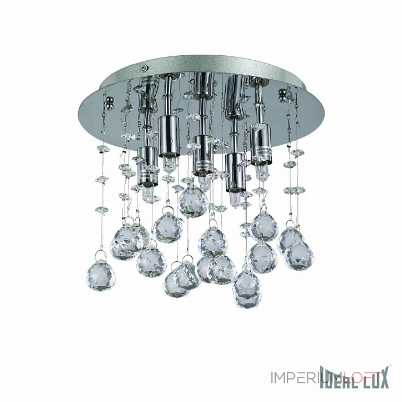 Потолочная люстра Ideal Lux Moonlight MOONLIGHT PL5 CROMO Потолочная люстра Ideal Lux Moonlight MOONLIGHT PL5 CROMO