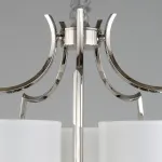 Подвесная люстра Aployt Zidoni APL.737.06.05 Цвет арматуры хром Цвет плафонов белый от ImperiumLoft