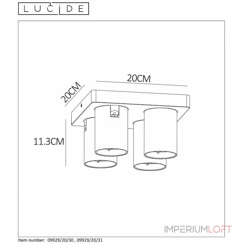 Спот Lucide 09929/20/31 от ImperiumLoft Спот Lucide 09929/20/31 от ImperiumLoft