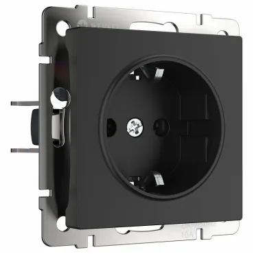 Розетка с заземлением без рамки Werkel W117 7 W1171008