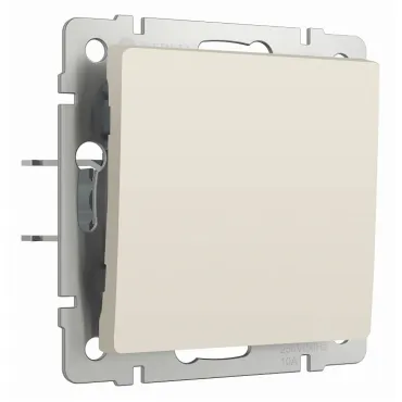 Выключатель одноклавишный без рамки Werkel Айвори матовые W1110062 Выключатель одноклавишный без рамки Werkel Айвори матовые W1110062