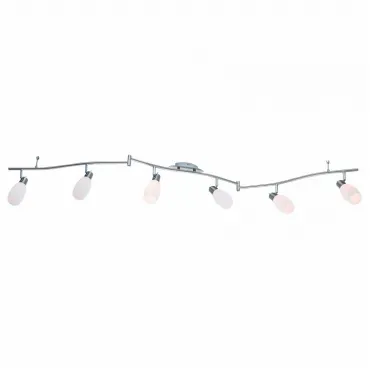 Спот Arte Lamp Volare A4590PL-6SS Цвет арматуры хром Цвет плафонов белый