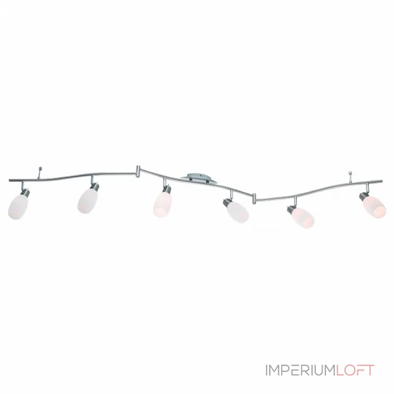 Спот Arte Lamp Volare A4590PL-6SS Цвет арматуры хром Цвет плафонов белый от ImperiumLoft Спот Arte Lamp Volare A4590PL-6SS Цвет арматуры хром Цвет плафонов белый от ImperiumLoft