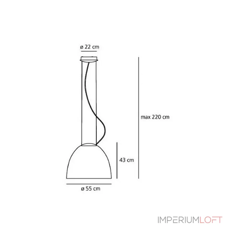 Подвесной светильник Artemide A240210 Подвесной светильник Artemide A240210