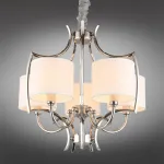 Подвесная люстра Aployt Zidoni APL.737.06.05 Цвет арматуры хром Цвет плафонов белый от ImperiumLoft