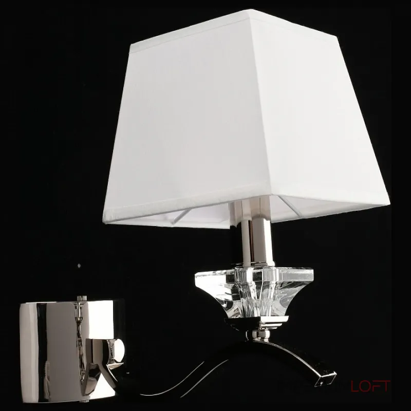 Бра Aployt Emilia APL.723.01.01 Цвет арматуры никель Цвет плафонов белый от ImperiumLoft