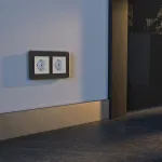 Розетка с заземлением с подсветкой без рамки Werkel айвори матовые W1171462 от ImperiumLoft