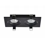 Встраиваемый светильник Donolux DL1841 DL18412/02TSQ Black от ImperiumLoft