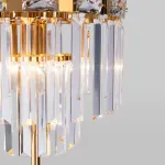 Торшер Eurosvet Elegante 01137/3 золото/прозрачный хрусталь Strotskis от ImperiumLoft