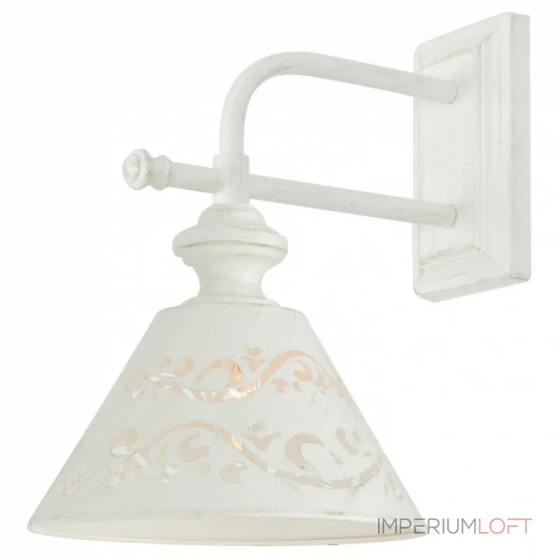 Бра Arte Lamp Kensington A1511AP-1WG Цвет арматуры белый Цвет плафонов белый от ImperiumLoft Бра Arte Lamp Kensington A1511AP-1WG Цвет арматуры белый Цвет плафонов белый от ImperiumLoft