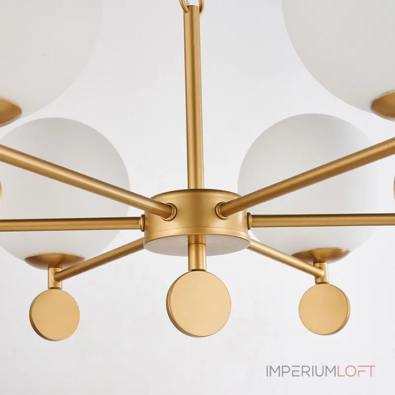 Подвесная люстра Favourite Absolute 2928-6P Цвет арматуры золото Цвет плафонов белый от ImperiumLoft Подвесная люстра Favourite Absolute 2928-6P Цвет арматуры золото Цвет плафонов белый от ImperiumLoft