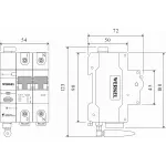 Автоматический выключатель 2P с Wi-Fi Werkel W1002P6301 от ImperiumLoft