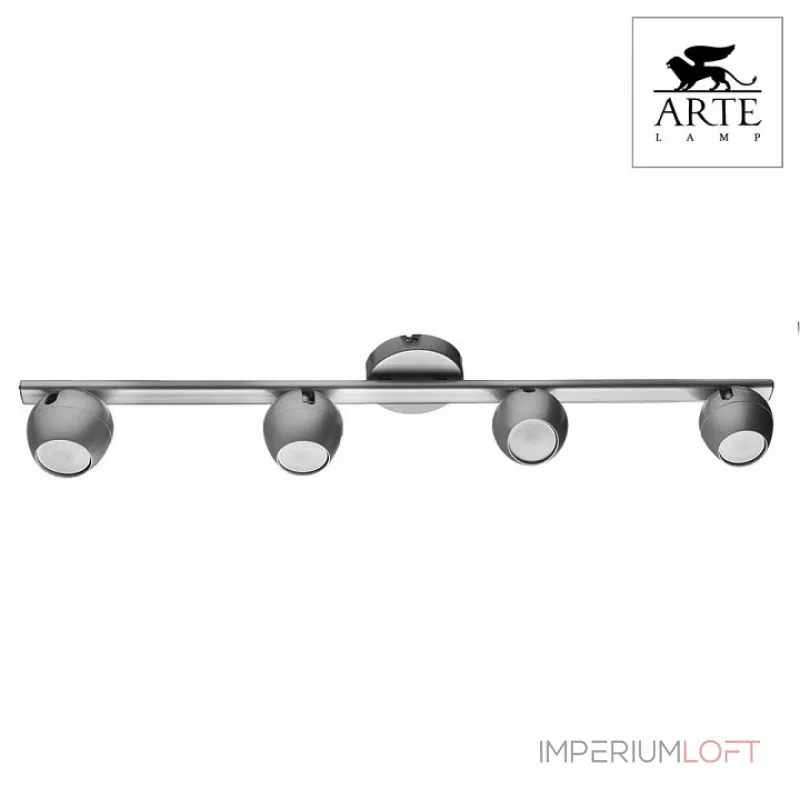 Спот Arte Lamp Sfera A5781PL-4SS Цвет арматуры серебро Цвет плафонов серебро от ImperiumLoft