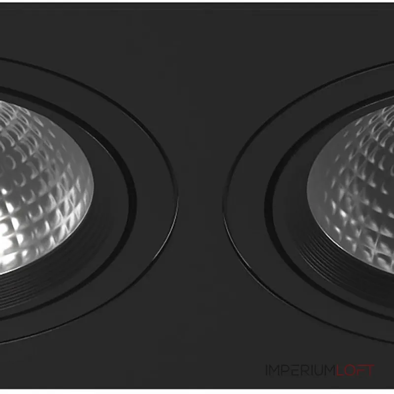 Встраиваемый светильник Lightstar Intero 111 i837070707 Цвет арматуры черный от ImperiumLoft