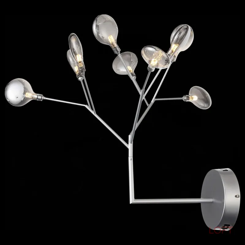 Бра ST-Luce Riccardo SL411.111.09 Цвет арматуры серебро Цвет плафонов серый от ImperiumLoft Бра ST-Luce Riccardo SL411.111.09 Цвет арматуры серебро Цвет плафонов серый от ImperiumLoft