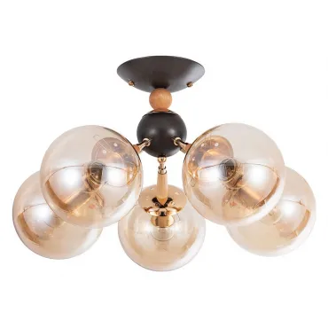 Потолочная люстра Arte Lamp Boston A4485PL-5BK