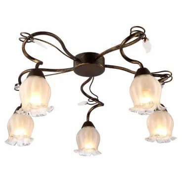 Потолочная люстра Arte Lamp Glamore A7449PL-5BR Потолочная люстра Arte Lamp Glamore A7449PL-5BR