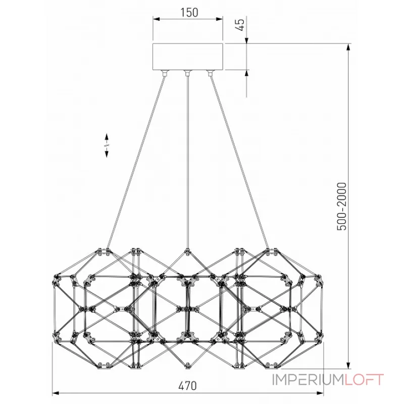 Подвесная люстра 90369/5