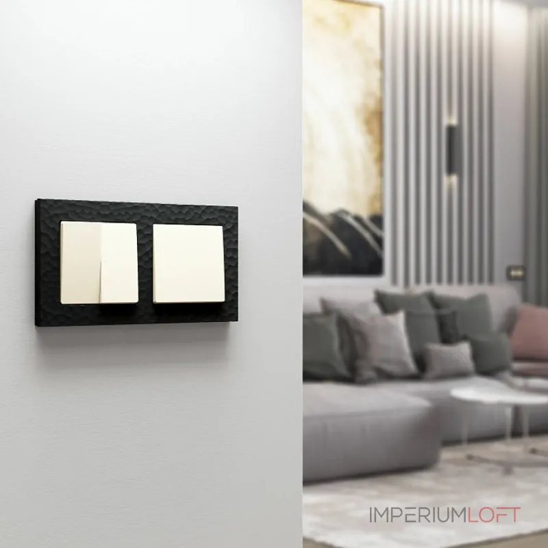 Выключатель одноклавишный без рамки Werkel Айвори матовые W1110062 от ImperiumLoft