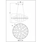 Подвесная люстра Wertmark Paula WE157.31.103