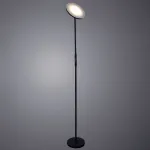Торшер Arte Lamp Sceptrum A1822PN-1BK Цвет плафонов черно-белый Цвет арматуры черный от ImperiumLoft