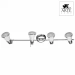 Спот Arte Lamp Vento A9231PL-4CC Цвет арматуры хром Цвет плафонов белый от ImperiumLoft