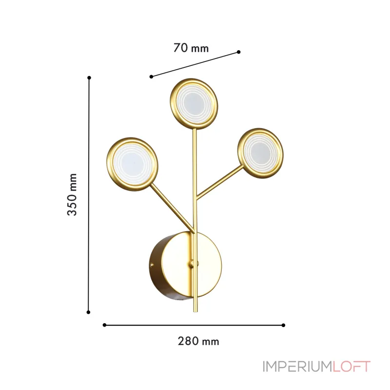 Настенный светильник F-promo Mugs 4253-3W от ImperiumLoft Настенный светильник F-promo Mugs 4253-3W от ImperiumLoft
