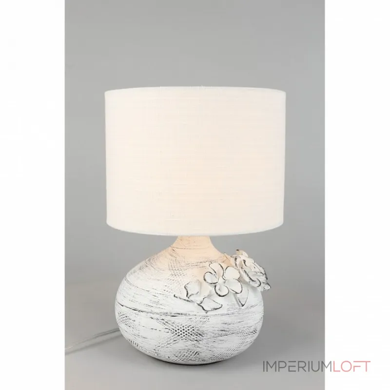 Настольная лампа декоративная Omnilux Valdieri OML-16504-01 Цвет плафонов белый от ImperiumLoft