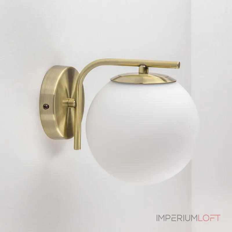 Бра Citilux Бремен CL112313 Бронза , плафон Белый от ImperiumLoft