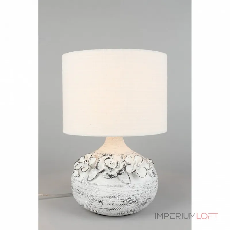 Настольная лампа декоративная Omnilux Valdieri OML-16504-01 Цвет плафонов белый от ImperiumLoft