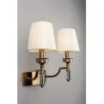 Бра Aployt Patricia APL.716.11.02 Цвет арматуры бронза Цвет плафонов белый от ImperiumLoft