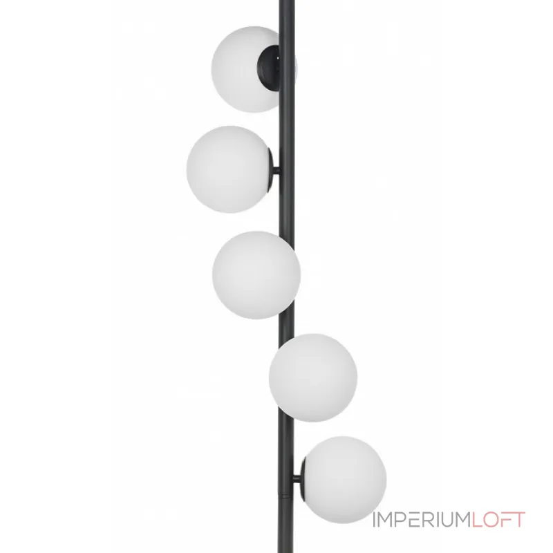 Торшер Lightstar Croco 815757 Цвет арматуры черный Цвет плафонов белый от ImperiumLoft