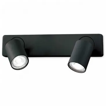 Спот Ideal Lux Rudy RUDY AP2 NERO Цвет плафонов черный Спот Ideal Lux Rudy RUDY AP2 NERO Цвет плафонов черный