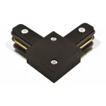 Соединитель с токопроводом угловой L-образный для треков Arte Lamp Track Accessories A120006 Цвет арматуры черный Цвет плафонов белый от ImperiumLoft
