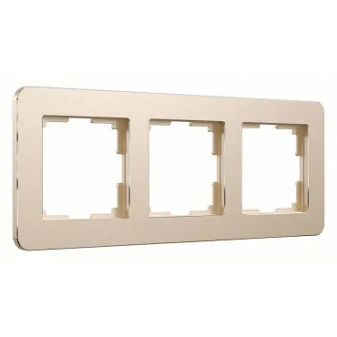 Рамка на 3 поста Werkel Platinum шампань W0032611 Рамка на 3 поста Werkel Platinum шампань W0032611