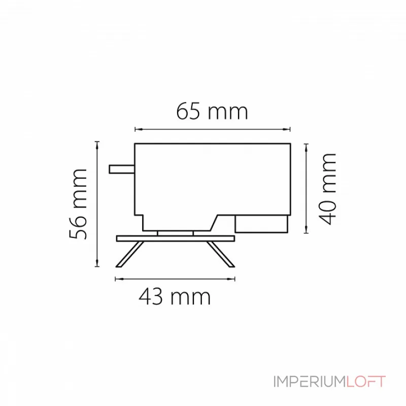 Переходник для трека Lightstar Asta 592029 от ImperiumLoft