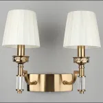 Бра Aployt Patricia APL.716.11.02 Цвет арматуры бронза Цвет плафонов белый от ImperiumLoft