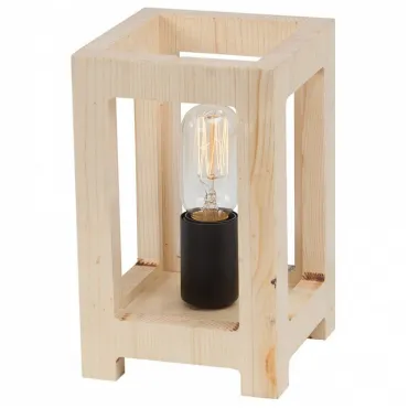 Настольная лампа декоративная Vitaluce V4492 V4492-1/1L Цвет арматуры коричневый Цвет плафонов белый