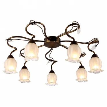 Потолочная люстра Arte Lamp Glamore A7449PL-7BR 